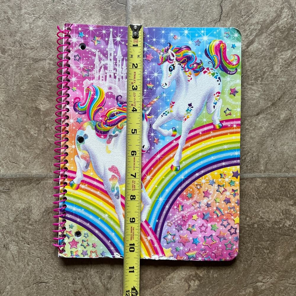 Lisa Frank Dash & Dazzle Notebook Lined Rainbow Unicorns Y2K Nostalgic Colorful - Picture 7 of 8